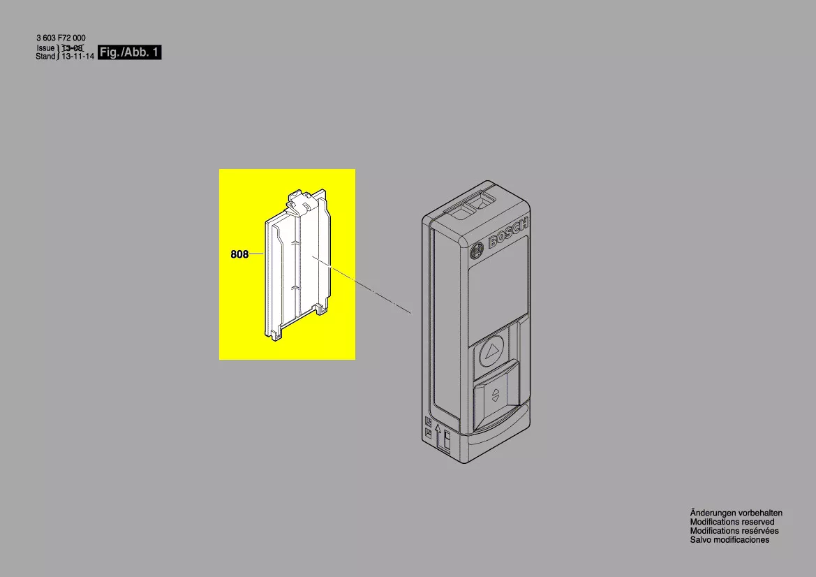 Couvercle batterie réf. 2 609 101 204 Bosch